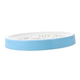 BESPORTBLE 1Stk Slow-Food-Schüssel für Haustiere Katzenfutter züchten Katzengericht Puzzle Welpe pet Supplies Easy putz Slowfeeder für Hundefutter Futterautomat für Haustiere Keramik Blue