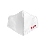 JaTop Mund-und Nasen-Maske waschbar 60 Grad aus Baumwolle dreilagig Nano-Technologie NEU mit Soft- Nasenbügel für perfekten Sitz