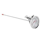 Ciieeo 1Stk thermometer aus edelstahl Holzkohlegrill Grillgrube Ofenthermometer Hibachi-Grills BBQ Thermometer Grillutensilien Fleischthermometer BBQ-Thermometer Rostfreier Stahl Silver