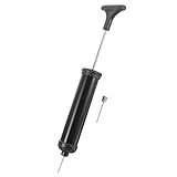Zerodeko 1 Satz Volleyballpumpe Fahrradzubehör Manuelle Luftpumpe Ballon-luftpumpe Luftpumpe Für Basketballbälle Ballonluft Luftpumpe Für Bälle Ballonpumpe Yogaballpumpe Black Metall