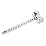 Amosfun Fleischhammer Loser Fleischhammer Hammer Hammer reversibler Fleischstampfer tenderizer fleischklöpfer bohrhammer Werkzeug Fleischklopfer aus Metall Fleischzartmacher Zinklegierung