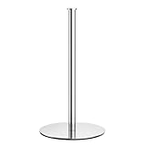 Küchenrollenhalter Silber Stehend, Küche Papierhandtuchhalter für Standard und Große Rollen für Küche und Esstisch Arbeitsplatte, Küchenrollenhalter Ohne Bohren für Küche Aufbewahrung & Organisation