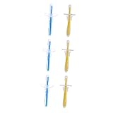 Anneome 6 Stk Zahnbürste aus Silikon Babyspielzeug neugeboren Zahnbürste für Säuglingstraining Babyfinger toothbrush childrens toothbrush Borsten Zahnbürste Zubehör für Milchzähne