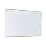 Dr. Tafel Whiteboard Magnetisch mit Stiftablage 30 x 40 cm - 1 Stück - Magnettafel mit Magnete Stift - White Board Trocken Abwischbar - Magnetboard HM5-Rahmen