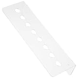 LOORGVEL Scherenständer für Friseure aus Acryl 8 Loch Wandhalter für Friseur und Make Up Werkzeuge Organizer für Haarschneidezubehör Moderner Schreibtischhalter