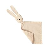 ifundom 1Stk beruhigendes Handtuch -Trösterhandtuch -Beruhigungstuch beruhigendes für Babys Sicherheitsdecke Cartoon-Babyhandtuch reine Baumwolle Beige
