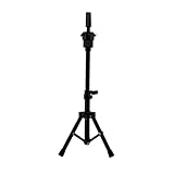 Aofadaning Perücken Ständer Stativ 23.5' Verstellbarer Übungskopf Ständer für Mannequinkopf,für Friseur Training Kopf