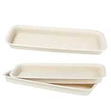 IWOWHERO 3 Stück Kunststoff Blumentopf Tabletts Mehrzweck Blumentopf Untersetzer Für Innen Und Außenpflanzen Nützliche Gartenbasis Praktischer Größe Ideal Zum Schutz Vor Wasser Und