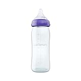Lansinoh Glas Babyflasche mit NaturalWave Sauger Gr. M, 240 ml