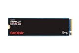 SanDisk SSD PLUS M.2 NVMe SSD 1 TB (M.2 2280, PCIe Gen 3.0, einfache Installation, Western Digital Dashboard, 3 Jahre Garantie)