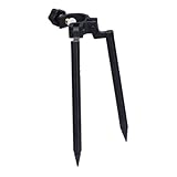 FUANA Aluminium GPS RTK Zentrierstange mit Mini-Stativ für die Gesamtstation Messung, 40 cm Länge, Schwarz A