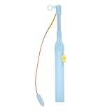 Uonlytech 10 Stück LED Laternenstäbe 20cm Blau mit Warmweißem Licht Kunststoff Griff für Laternenfest und Neujahrsdekoration