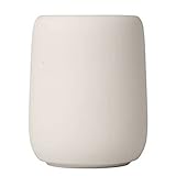 blomus | Zahnputzbecher | SONO | Keramik | Farbe Moonbeam | 11 x 8,5 x 8,5 cm