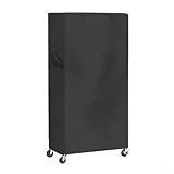 Wasserdichter Regal-Staubschutz mit Reißverschluss und Aufbewahrungstasche, 420D Oxford-Stoff, robuster Schutz für Outdoor-Grill, Grill und Garage, Lagerregale (152 x 61 x 183 cm)