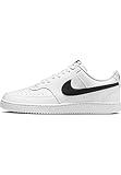 Nike Herren Court Vision Freizeit-Schuh, White Black White, 43 EU