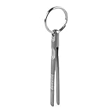 Titan Pinzette,Mini Survival Pinzette Tragbar Rutschfest Campingplatz Pinzette für Camping Abenteuer Wandern Täglicher Gebrauch