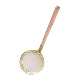 Garneck Hot Pot Mesh-löffel Nudelskimmer Sieb Löffel Suppenabschäumer Feinmaschiges Lebensmittelsieb Schöpfkelle Hot-pot-skimmer Schaumlöffel Bratsieblöffel Rostfreier Stahl Golden