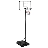 Basketballständer, Xichuzi Basketballkorb Outdoor, Basketball Korb, Basketball Hoop, Basketball Ständer, Transparent 235-305 cm Polycarbonat