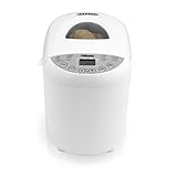 Tristar BM-4586 Brotback-Automat – Einstellbarer Bräunungsgrad für die Kruste – glutenfreies Programm, Weiß