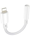 layajia Lightning auf 3.5mm Kopfhöreranschluss Adapter, iPhone Kopfhörer Aux Adapter [MFi Zertifiziert] Dongle Audio Konverter Kompatibel mit iPhone 14 Pro Max 13 12 11 XR XS X 8 7 SE, iPad Pro/Mini