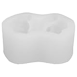 NUOBESTY Mousse Kuchenform Französische Bulldogge Weiß DIY Backform Hohe Temperaturbeständigkeit Vielseitig für Party Kekse Torten Dekoration