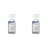 Speed Fly-Away X-Treme, Insektenschutz für Pferde, hochwirksam, wirkt langanhaltend, inklusive Zeckenformel, ohne Alkohol, geruchlos (0,5 l) (Packung mit 2)