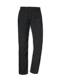 Schöffel Damen Pants Engadin1 Warm L, warme Wanderhose mit 4 Wege-Stretch, robuste Thermohose mit vorgeformtem Knie und verstellbarem Bund, black, 22