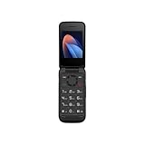 TCL Onetouch 5023 Handy, 6,1 cm (2,4 Zoll), einfache Bedienung, große Tasten, für ältere Menschen. Ladestation, Kamera, Bluetooth, Taschenlampe, SOS-Taste, Recorder, Schwarz [ES/PT-Version]