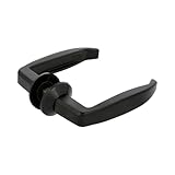 Amig - Türgriffgarnitur aus Aluminium | Modernes Design Schwarz | Ergonomischer Türknauf für Innen- und Außentüren | Korrosionsbeständig | Schwarz | 105x40 mm | Aluminium