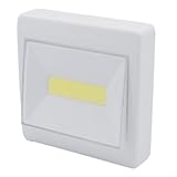 Desiumite COB LED-Wandschalter-Licht, batteriebetrieben, schnurloses Nachtlicht für Zuhause, Schrank, Flur, Garage, Schuppen, Unterschrank, keine Verkabelung erforderlich, 3 AAA/4