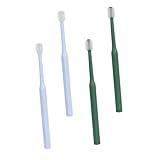 Happyyami 4 Stück Zahnbürste Hundezubehör Zahnpflege Für Katzen Hundespielzeug Kleine Hunde Zahn Kleine Bürste Heimtierbedarf Mundpflegebürste Für Haustiere Zahnpasta Für Katzen Plastik