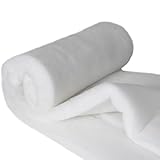 Qooltex Volumenvlies 500g /m² Polsterwatte - 160cm BREIT 50mm 5cm dick - Meterware Polstervlies Watte für Krabbeldecke Polsterwatte Vlieswatte Füllung