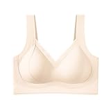 Damen Komfort-BH ohne Bügel mit Breiten Trägern - Vollschalen-Büstenhalter mit Stützfunktion | Bequemer Alltags-Soft-BH für zuverlässigen Halt