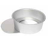 Ciieeo 2 Stück 5 Kuchenform aus eloxiertem Aluminium easy putz bratentopf rost stop kuchentratsch cakesicles tortenetagere Tortenform Kuchenform mit abnehmbarem Boden Kuchenform rund