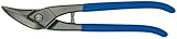 BESSEY Ideal-Schere D216-260L, Gesamtlänge 260 mm, Schnittlänge 30 mm, Griff lackiert, für durchlaufende gerade und Figurenschnitte, Gewicht 0,49 Kg
