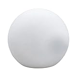 Lindby LED Solarkugel aussen 30cm, mit Erdspieß Solarlampe Leuchtmittel Solarleuchte Garten Gartenleuchte solar IP44 Tageslicht (6.500K)