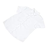 CALLARON 1Stk Sommerblusen Schulmädchen-Shirt Schuluniformen für Mädchen weißes Hemd, Schuluniform Studentenhemden Studentinnen-Shirts Klasse Hemd T-Shirt im japanischen Stil für die Schule
