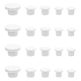 DOITOOL 50 Stück Salz- und Pfefferstreuer-Stopfen: - Silikon-Ersatzstopfen 10/12/13/15/16 mm - Wiederverwendbare Endkappen für Flaschen &