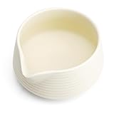 UOCAI Matcha Bowl aus Keramik, Matcha-Schüssel aus Keramik, Matcha schale, Japanische MatchaTee Set tasse 500 ml für Teestoom Kitchen Latte Familienfreund Weiß