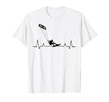Kitesurf Kiteboard Kitesurfen Kitesurf Herzschlag Kitesurfer T-Shirt