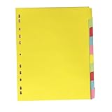 GRADENEVE 12St Farbiges Sortier papier Trennwände für Schallplatten drei Handel Revision alphabetisch a5 trennlaschen ordner trenner ordnertrenner Teiler Etiketten farbige Tab-Teiler Plastik
