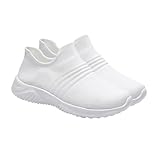 TOPPERFUN Atmungsaktive Damen Sportschuhe mit Weicher Sohle Leichte Laufsneaker für Frühling Bequem für Walking Fitness Reisen und Outdoor aktivitäten Modisch und Vielseitig Einsetzbar
