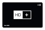 HD+ Karte für 12 Monate Fernsehen in brillanter HD-Qualität, Fernsehen über Satellit