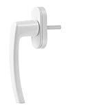 Fenstergriff 1 Stück innerer Fenstergriff, Kurbel, rutschfest, Aluminiumlegierung, innen, Fensterverriegelung, 12 x 7 5 cm