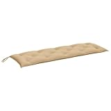 Gecheer Gartenbank-Auflage Melange Beige 150x50x7 cm Stoff, Sitzkissen Bankauflage Polsterauflage für Gartenbank Hollywoodschaukel Palettenmöbel4002556