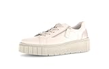 Gabor Damen Low-Top Sneaker, Frauen Sneaker,bequemlichkeit,extra,fersen-Riemen,gefuettert,gesundheits-Schuhe,laessig,Panna/Puder,40.5 EU / 7 UK
