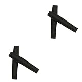 HOMSFOU 3 Sätze Kopfpolster Für Kopfhörer Earpads Ohrensessel Bezug The Headset Headphone Kopfhörer Soy Kopfhörer Senheiserkopfhöre Kopfbandpolster Headset-zubehör Black 2 Stück * 3
