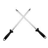 GRADENEVE Küchen Honing Rods Edelstahl Messerschärfer Multifunktionales Schärfwerkzeug Für Küchenmesser Robuste Und Effektive Schärfstäbe Dicke Ideal Für Präzises Schärfen