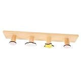 OKUMEYR Kinderzimmerhaken wandhaken Kleiderhaken für badetuchhalter süße Garderobe süße Wandhaken Schlafzimmer Wanddekoration kindergarderobe Hut-Display-Haken hölzern