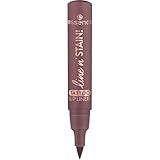 essence line n' STAIN! TATTOO LIP LINER, Nr. 03, Violett, langanhaltend, definierend, Färbeeffekt, farbintensiv, vegan, ohne Parfüm, ohne Alkohol, ohne Parabene, 1er Pack (2.5ml)